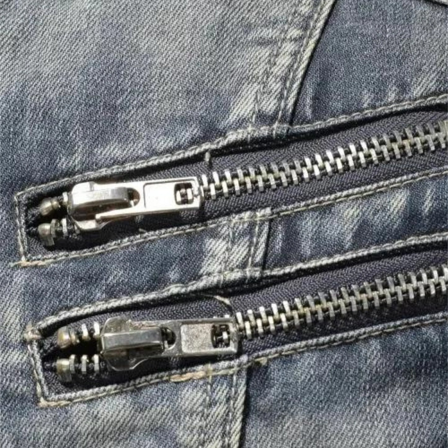 Antonino | Giacca Biker in Denim