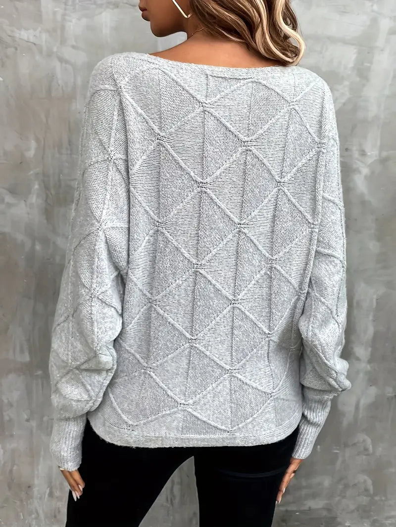 Leontina | Maglione in cashmere con texture