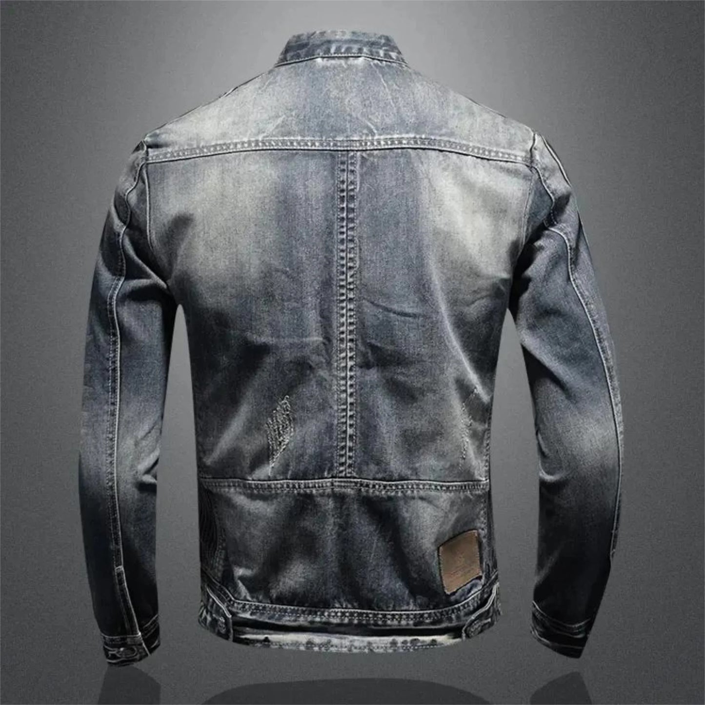 Antonino | Giacca Biker in Denim
