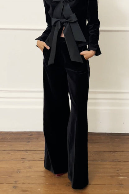 Paolla | Elegante set di nodi a fiocco in velluto