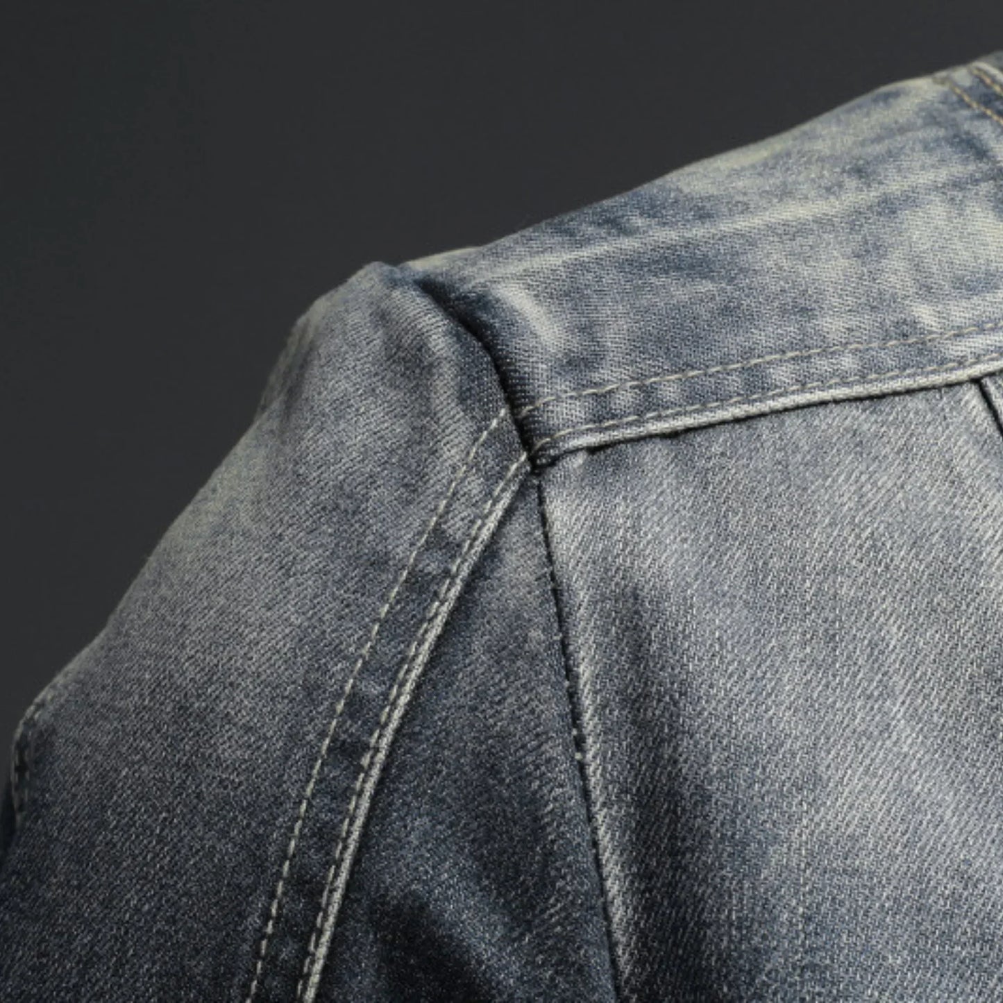 Antonino | Giacca Biker in Denim