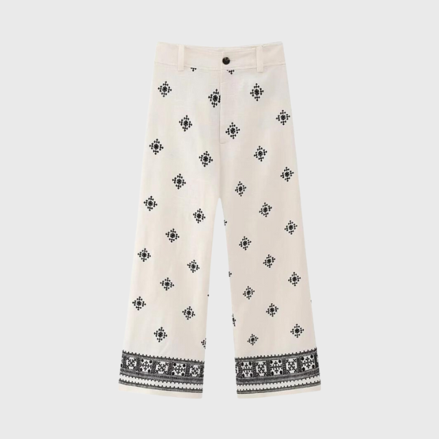 Pamela | Pantaloni a Gamba Larga