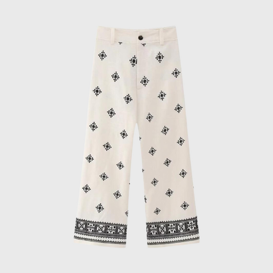 Pamela | Pantaloni a Gamba Larga