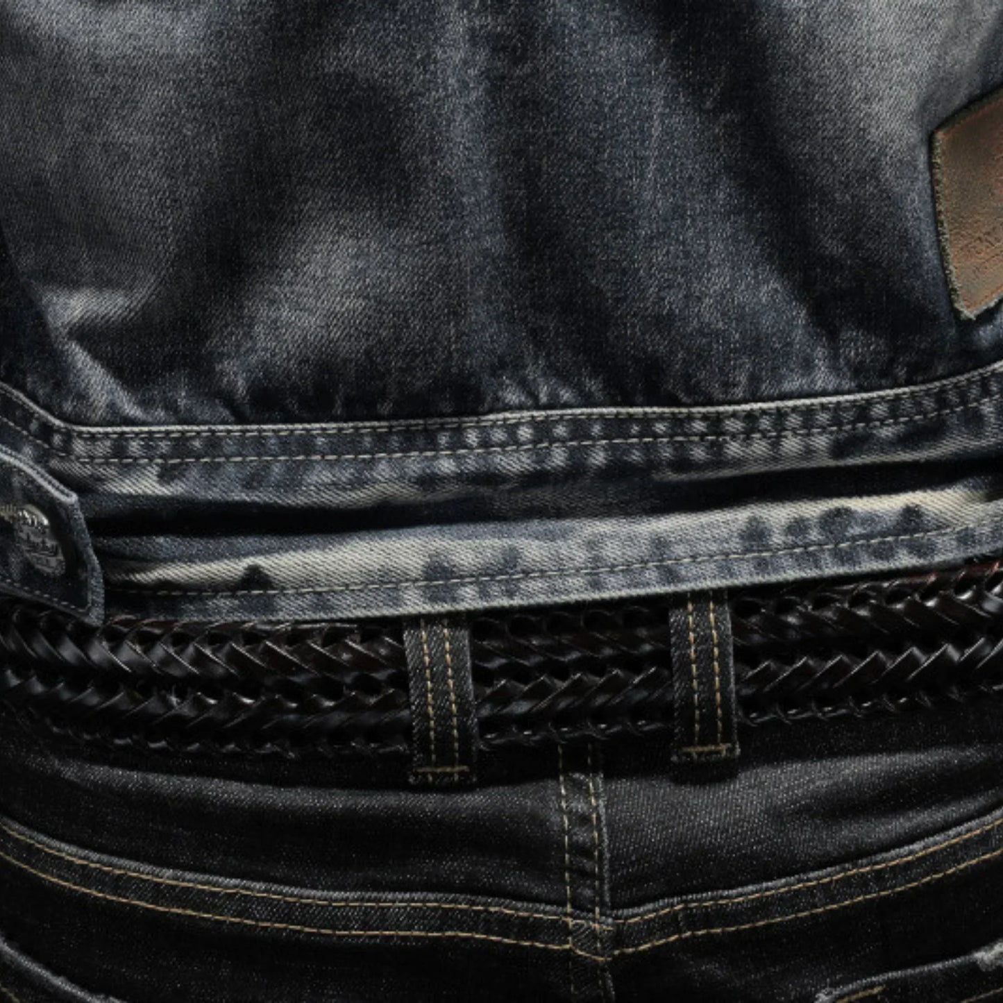 Antonino | Giacca Biker in Denim