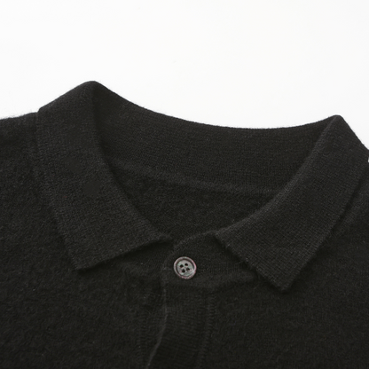 Romeo | 100% Cashmere Polo a Maniche Lunghe