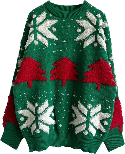 Rowan | Maglione Natalizio con Motivo Festivo