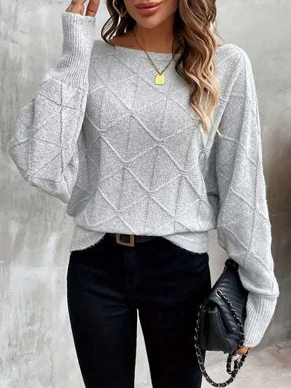 Leontina | Maglione in cashmere con texture