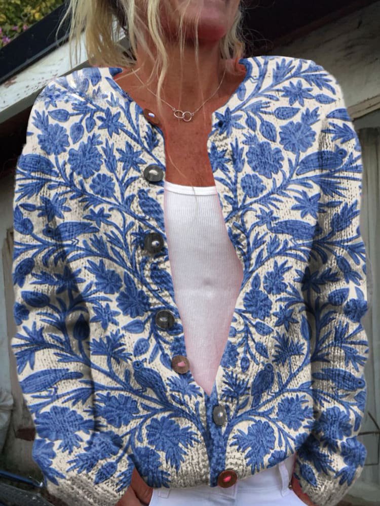 Rosanna | Cardigan con fiori