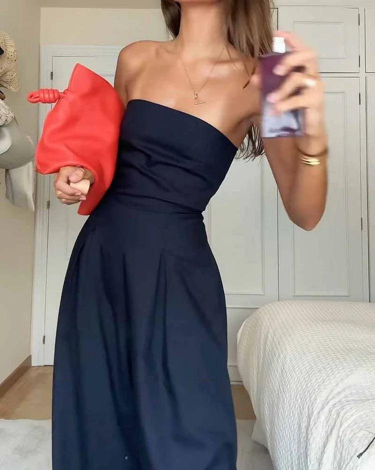 Annalisa | Tuta Elegante con Spalle Scoperte