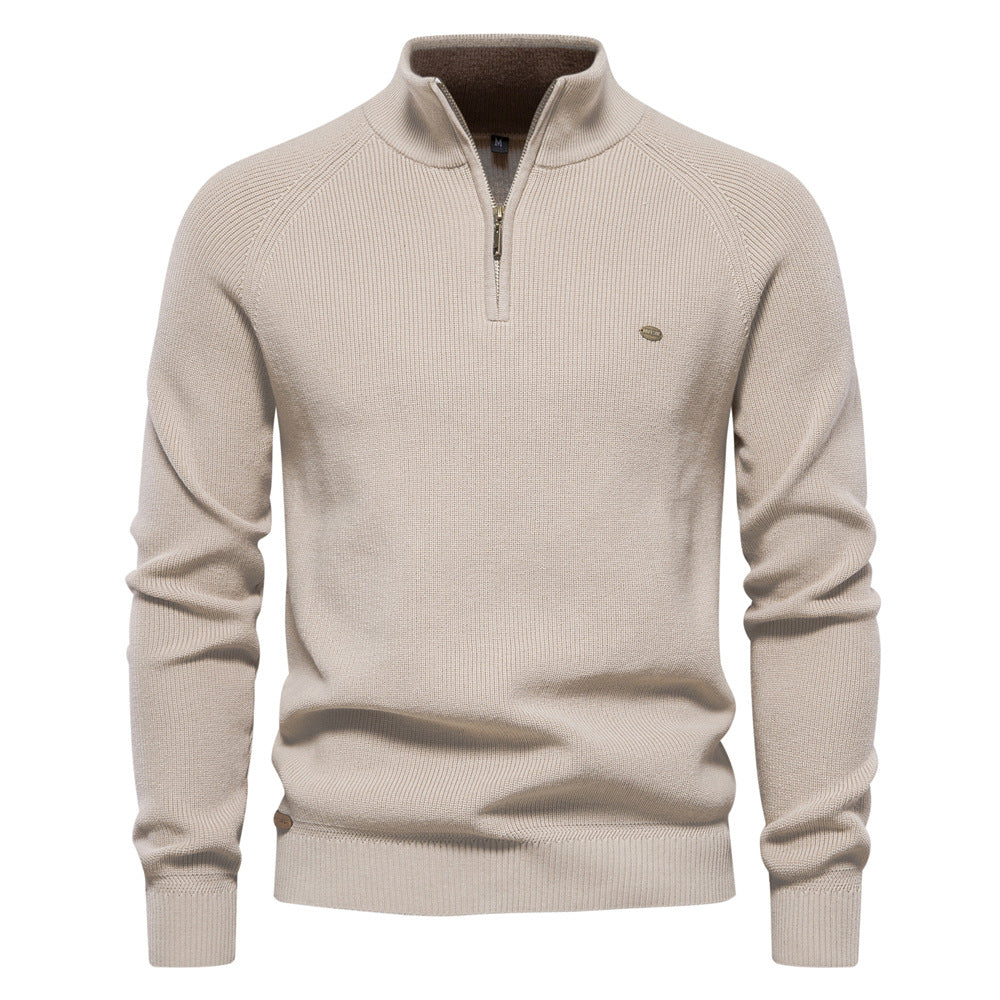 Donatello | Maglione con mezza zip