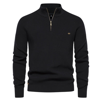 Donatello | Maglione con mezza zip