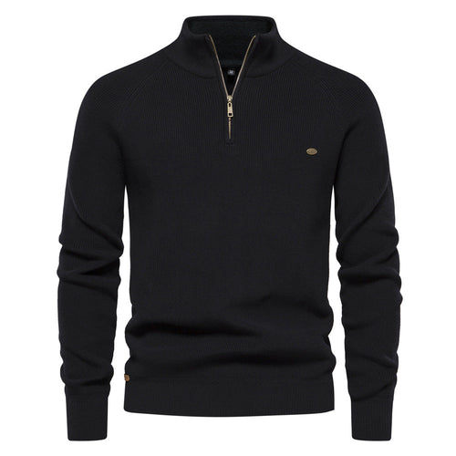 Donatello | Maglione con mezza zip