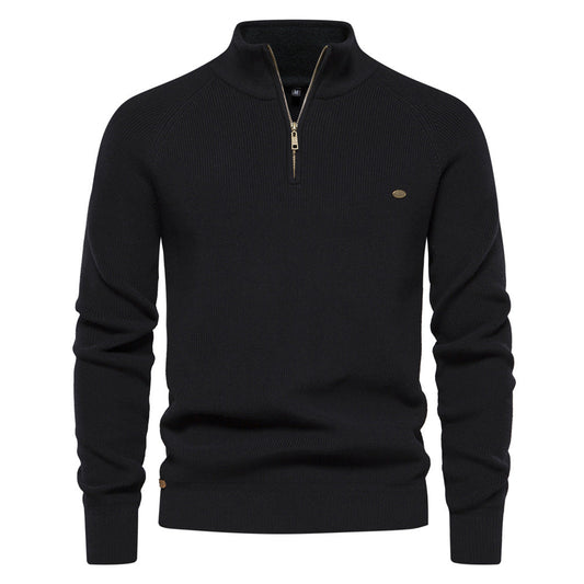 Donatello | Maglione con mezza zip
