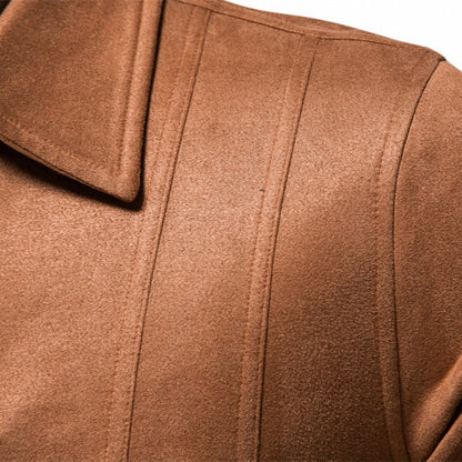 Claudio | Giacca in pelle con cerniera