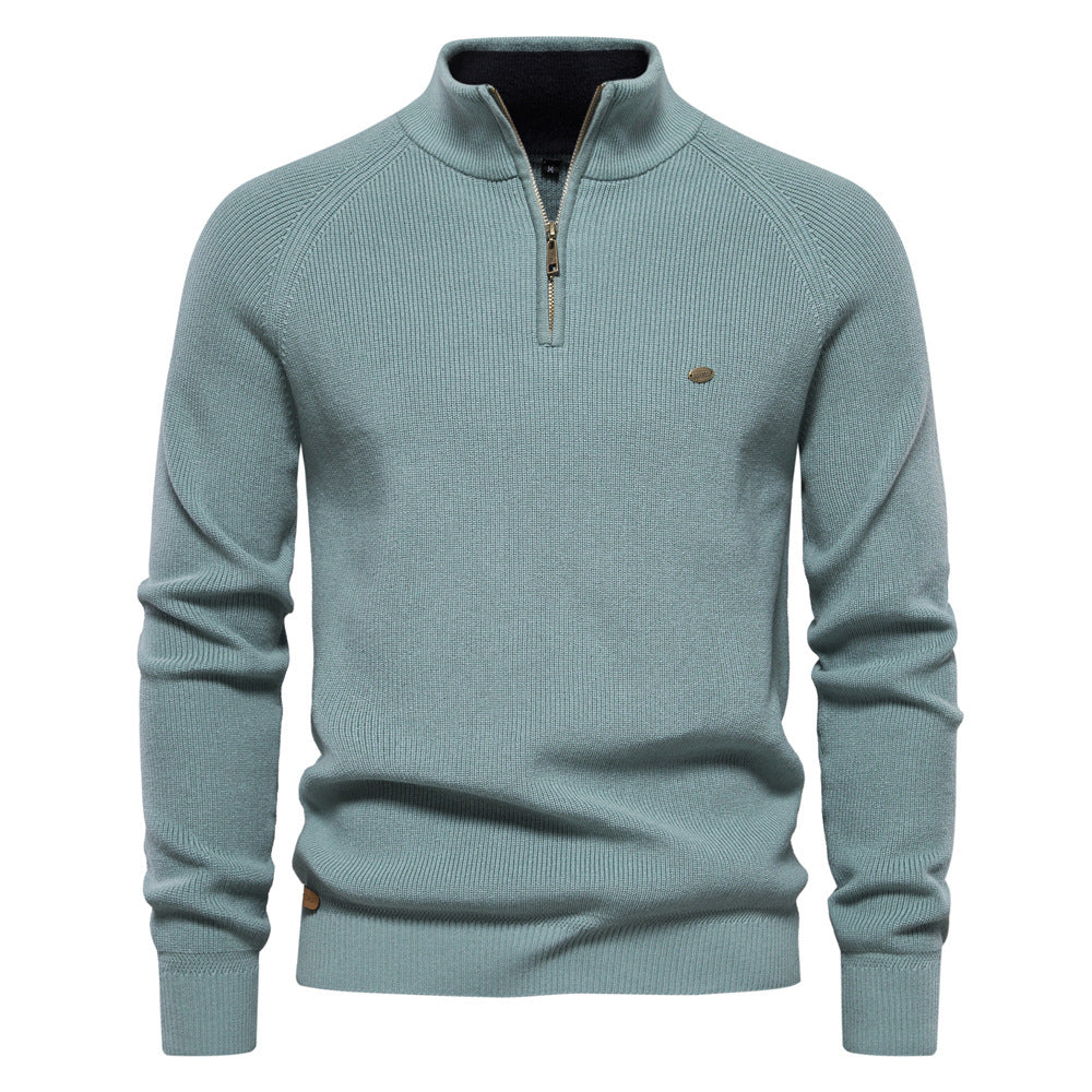 Donatello | Maglione con mezza zip