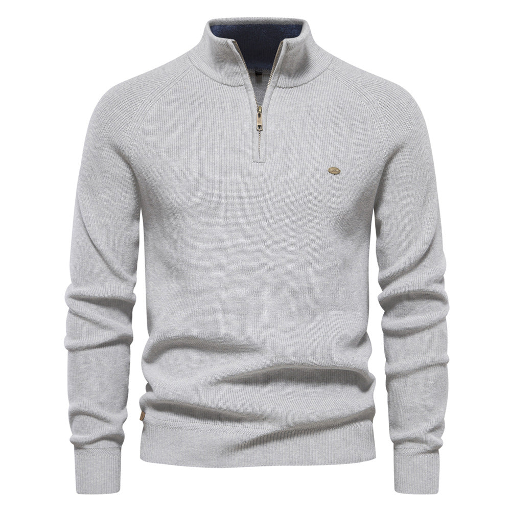Donatello | Maglione con mezza zip