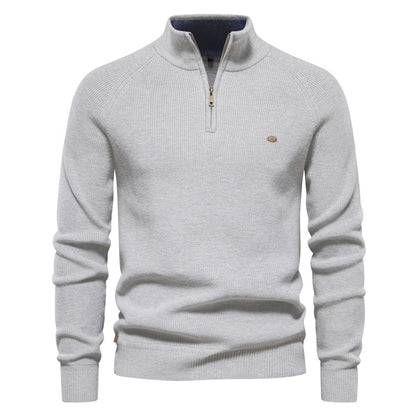 Donatello | Maglione con mezza zip