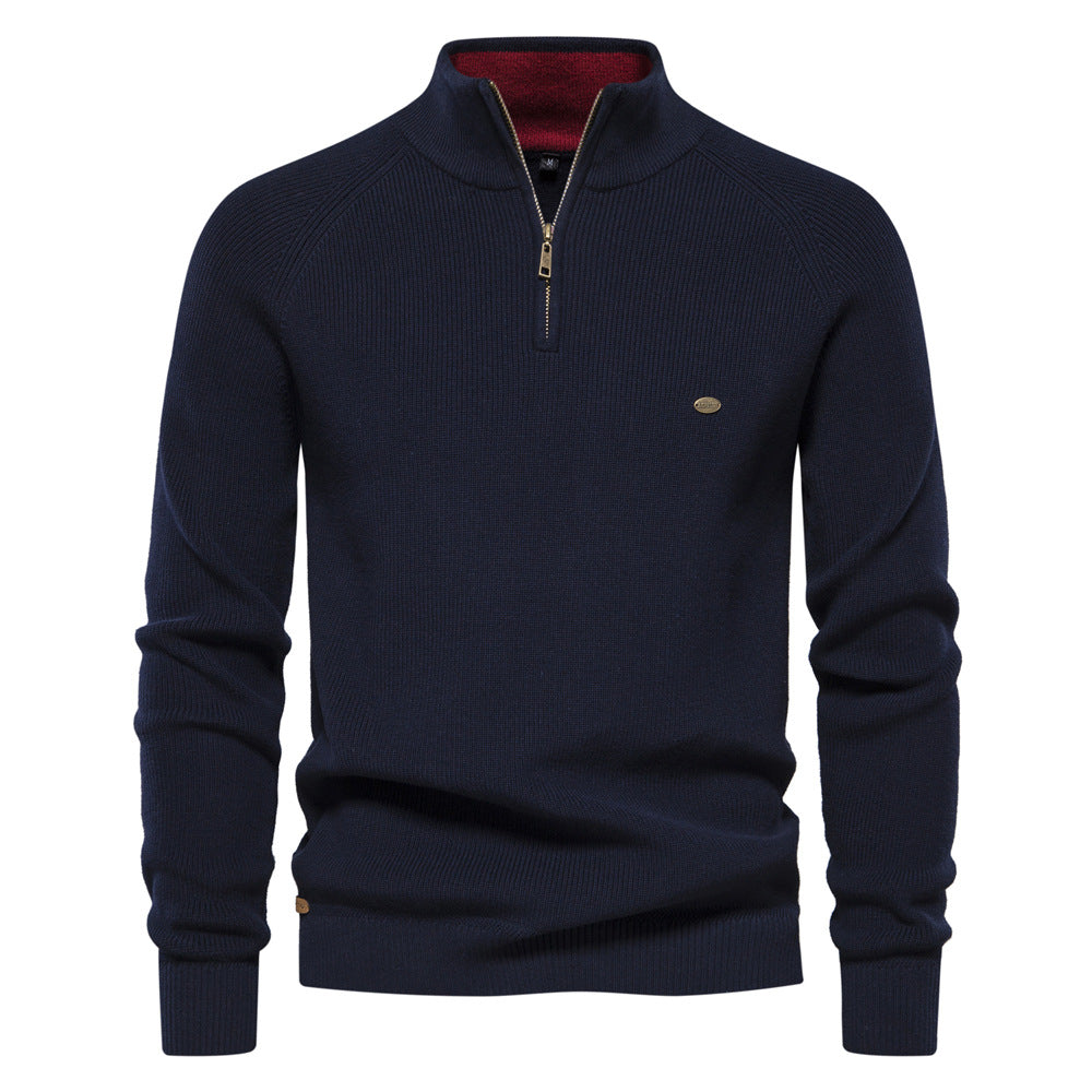 Donatello | Maglione con mezza zip