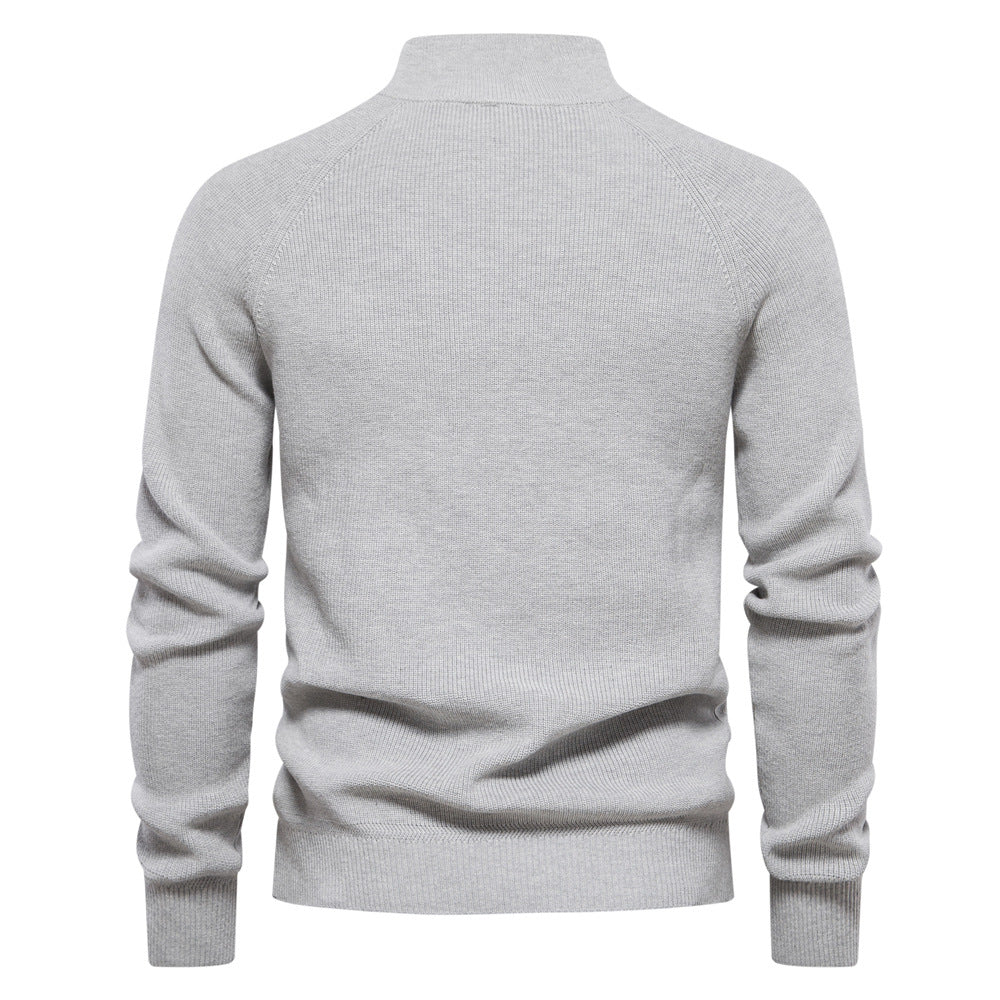 Donatello | Maglione con mezza zip