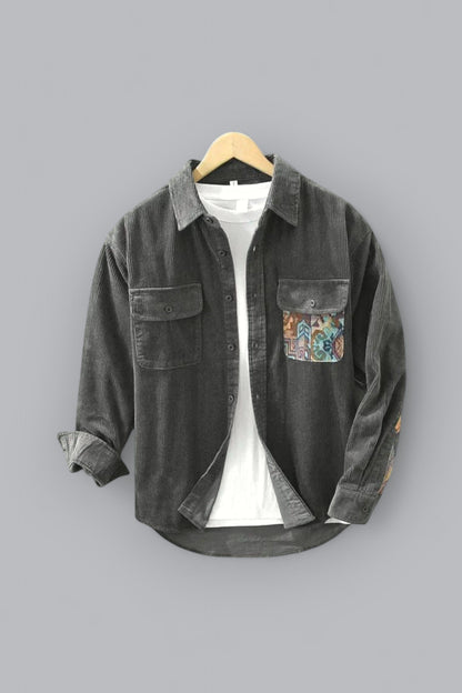 Caesar | Camicia in cotone a coste