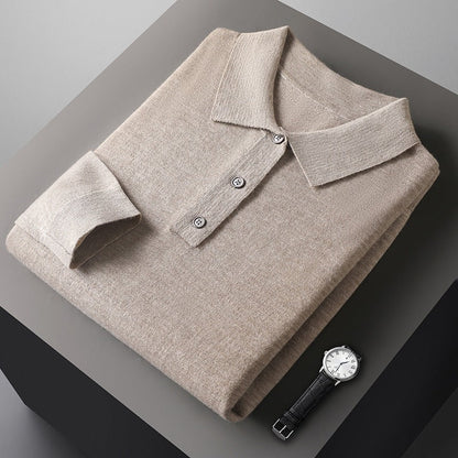 Romeo | 100% Cashmere Polo a Maniche Lunghe