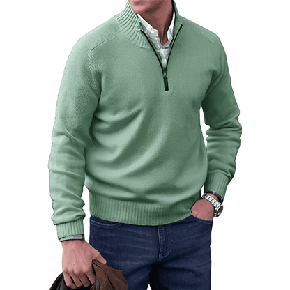 Kai | Elegante Maglione in Cashmere con Zip