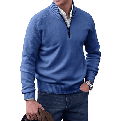 Kai | Elegante Maglione in Cashmere con Zip