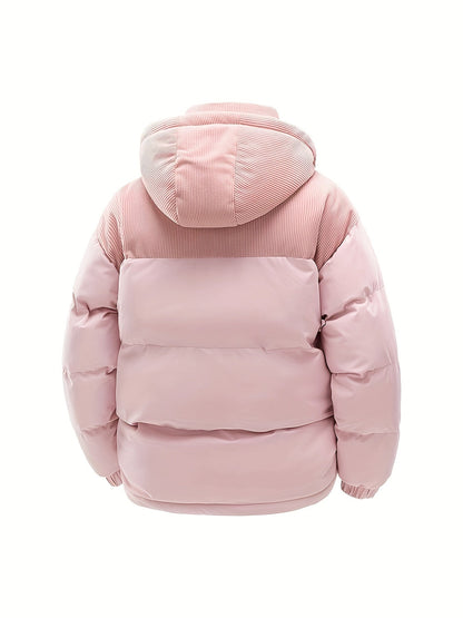 Christian | Giacca unisex casual con cappuccio imbottita